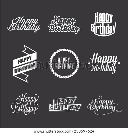 Happy Birthday Clipart Black And White | Free download on ClipArtMag