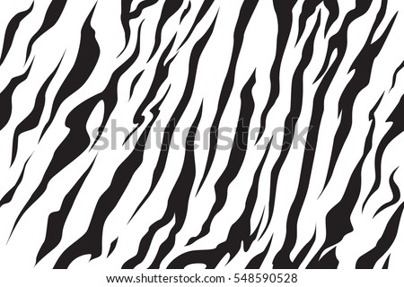 Tiger Stripes Clipart Black And White - josefinromskaugdrommen