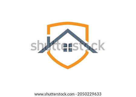 Home Shield protect Logo vector icon template Design