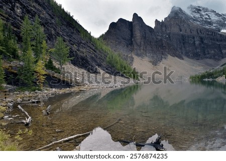 Similar – Image, Stock Photo lake agnes Alberta