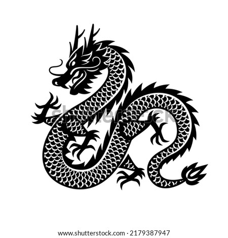 Black And White Dragon Tattoos Clipart | Free download on ClipArtMag