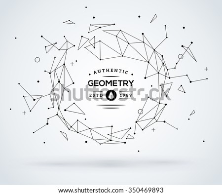 Wireframe mesh broken polygonal element. Sphere with connected lines and dots. Connection Structure. Geometric Modern Technology Concept. Digital Data Visualization. Social Network Graphic Concept