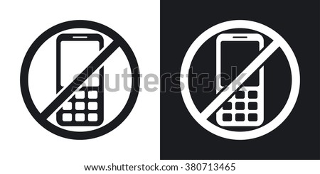 no phone use sign