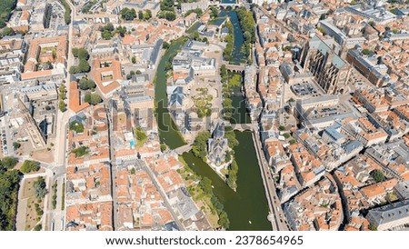 Similar – Image, Stock Photo Cathedral of Metz in rainy weather