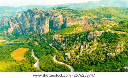 Similar – Image, Stock Photo High and holy Monastery