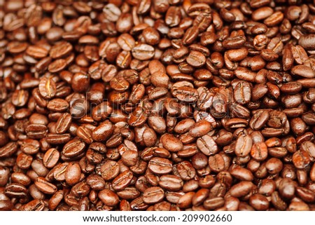 Coffee beans on sale in the market