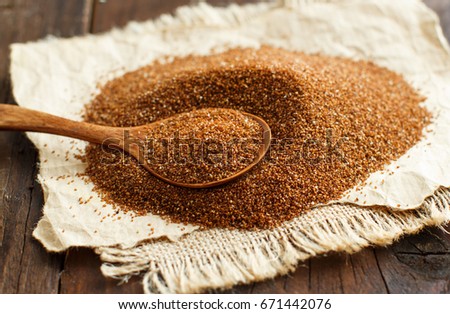 Similar – Foto Bild Rohes Teff-Korn