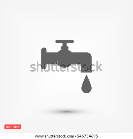 Faucet vector icon