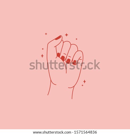 Similar – Image, Stock Photo girl power written in white on a black piece of paper