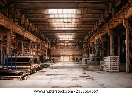 Similar – Image, Stock Photo Crane of an abandoned port facility