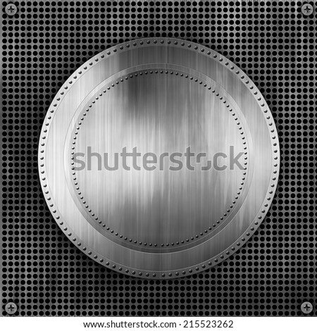 Metal Trophies plate background