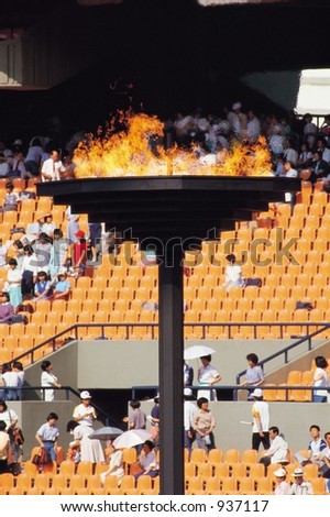 Stadium Fire with Chairs