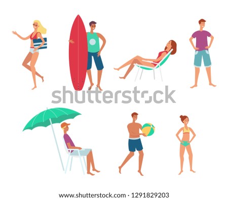 Similar – Image, Stock Photo Boy under surfboard Joy