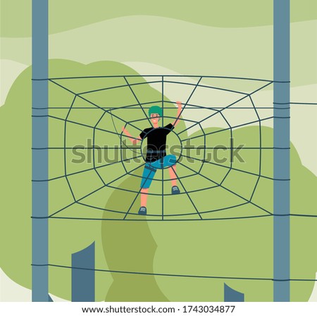 spider man web climber