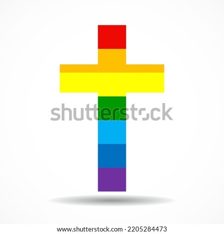 Image, Stock Photo rainbow crossing Freedom