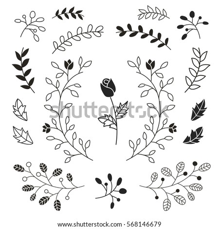 Ornamental Leaf Vector Free  Download Free Vector Art 