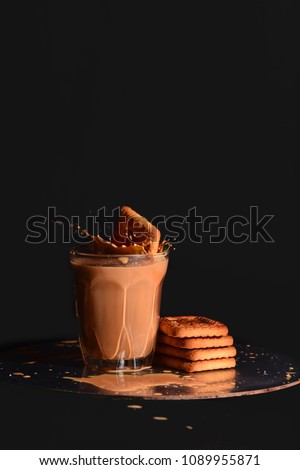 Parle G and Chai Photo stock © 