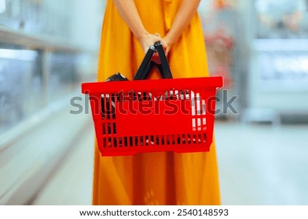 Similar – Image, Stock Photo Essential things to buy for self quarantine, disaster