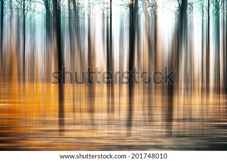 abstract forest in motion blur ,abstract colorful background