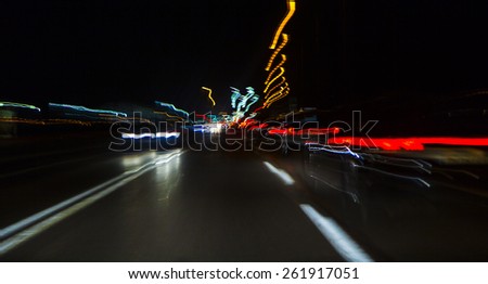 Similar – Image, Stock Photo Berlin city motorway trace