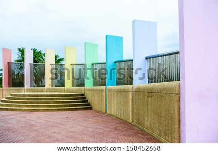 Similar – Image, Stock Photo Small stage with grand piano in a ruin