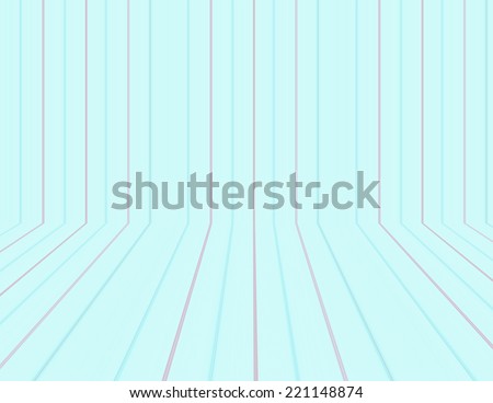 Abstract wallpaper stripes with wall and floor pattern