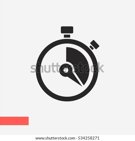 Stopwatch vector icon