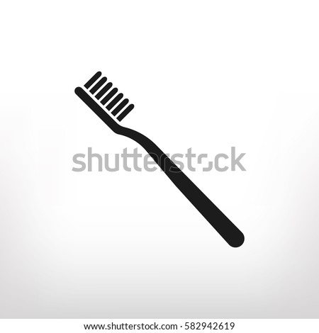 Toothbrush icon, vector