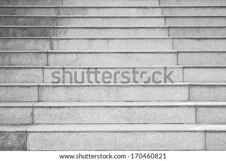 Abstract concrete building stairway composition