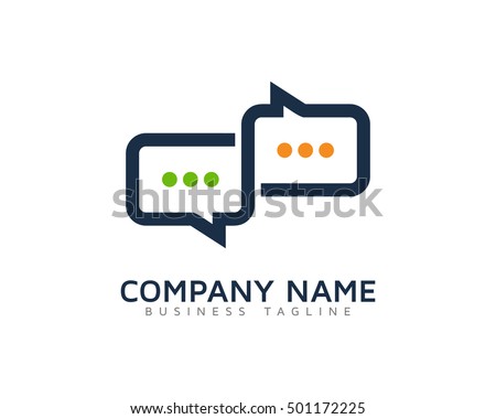 Infinity Chat Logo Design Template