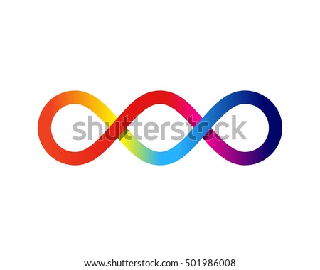 Infinity Three Circle Logo Design Template