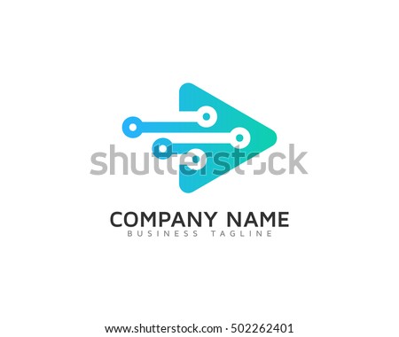 Video Digital Logo Design Template