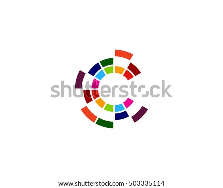 letter c typography vector download free vector art stock