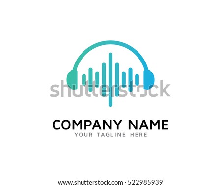 Sound Wave Logo Design Template