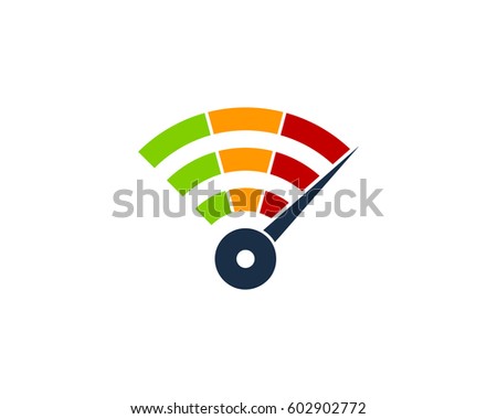 Fast Wifi Logo Design Element