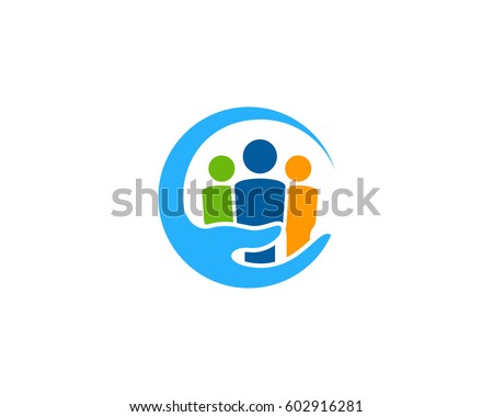 Family Care Logo Design Element