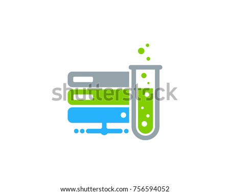 Server Lab Icon Logo Design Element