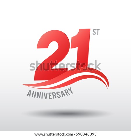 21 Years Anniversary Celebration Design