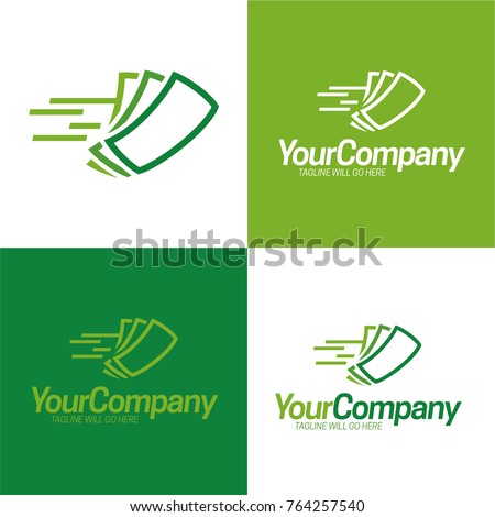 Fast Cash Logo Icon and Logo - Vector Illustration