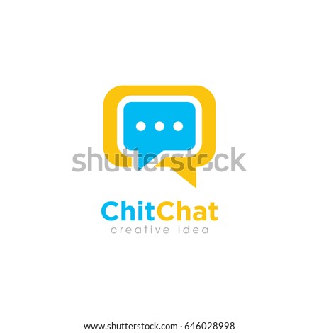 Vector Bubble Talk Logo | Download Free Vector Art | Free-Vectors