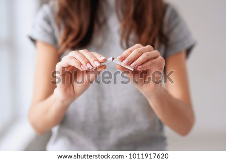 Similar – Image, Stock Photo No smoking sign Healthy