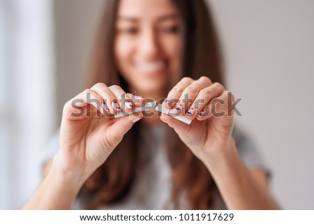 Similar – Image, Stock Photo No smoking sign Healthy