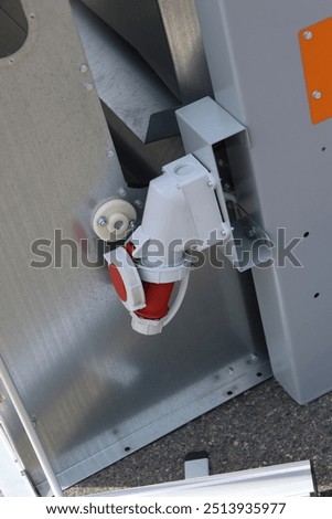 Similar – Image, Stock Photo Industrial sockets on distribution board