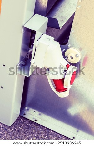 Similar – Image, Stock Photo Industrial sockets on distribution board