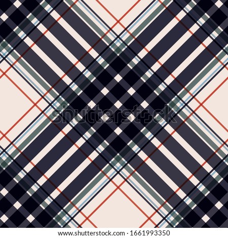 Plaid abstract background. colored tartan pattern. vintage gingham texture. geometric intersecting striped illustration