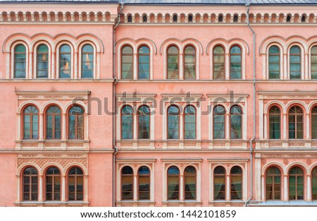 Similar – Image, Stock Photo Old building window with flora