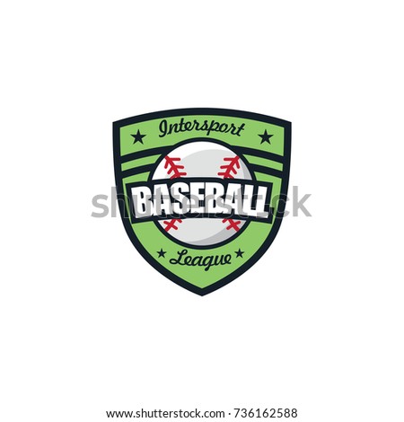 Baseball logo team and emblem vector