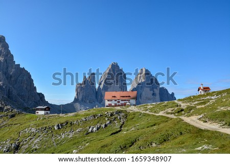 Similar – Image, Stock Photo Dreizinnenhuette