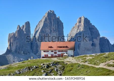 Similar – Image, Stock Photo Dreizinnenhuette