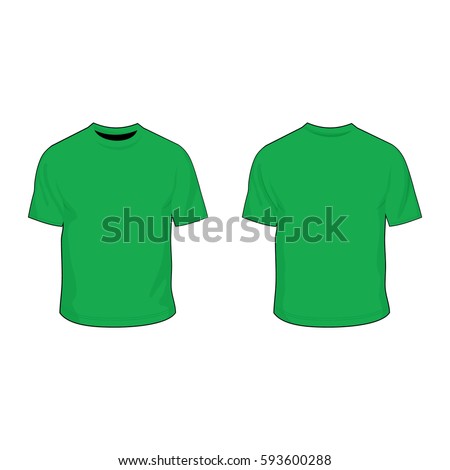 t shirt template kelly green